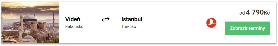 Turkish Airlines letenky viden istanbul