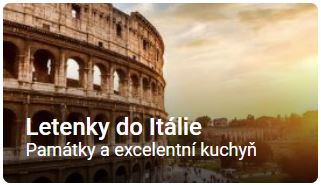Letenky do Itálie